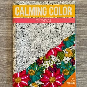 Calming Color Floral Adult Coloring Book